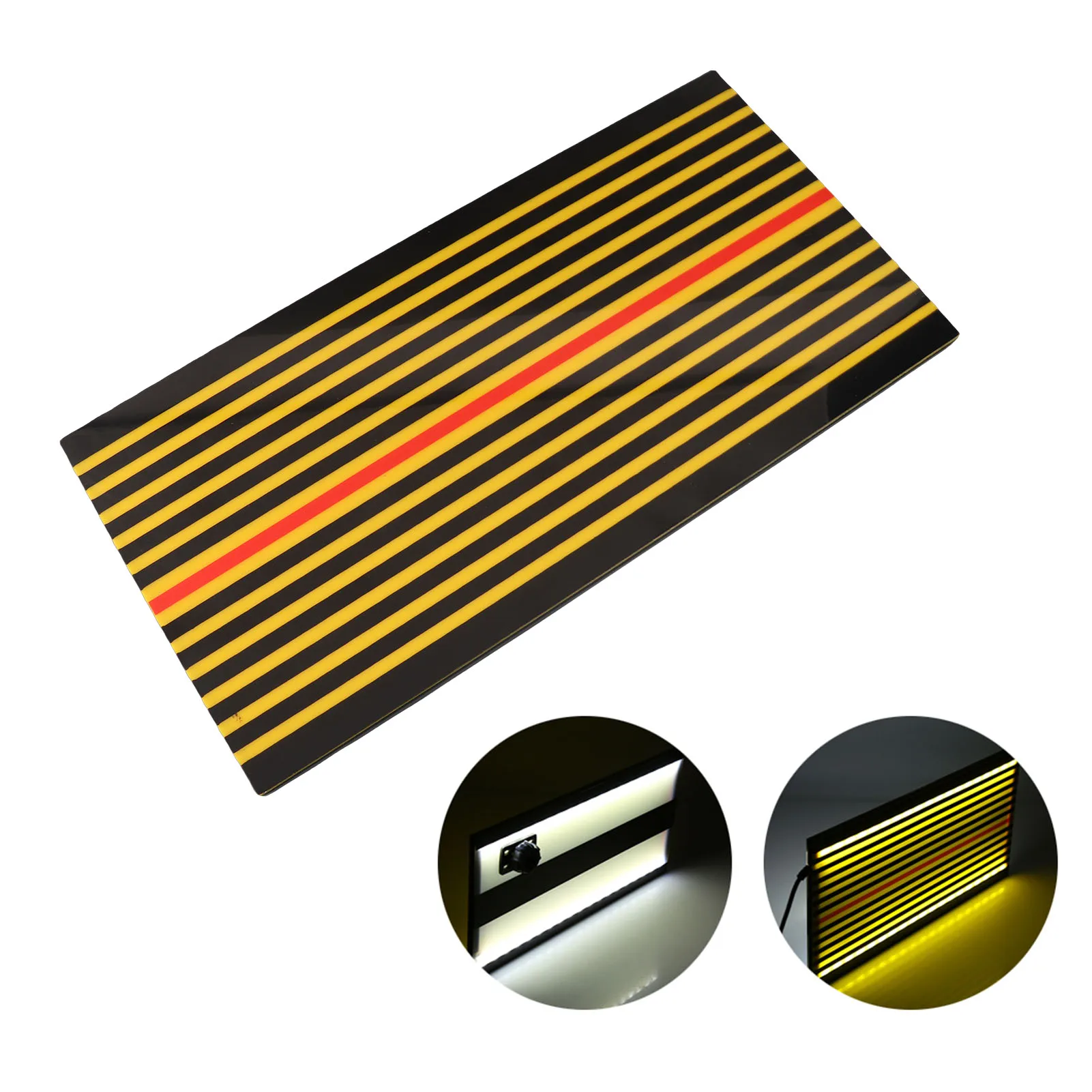 Dent Repair Board Paintless Dent Repair Removal Tool Checking Reflector Line Board with LED Light and USB Dent Repair Dent Board