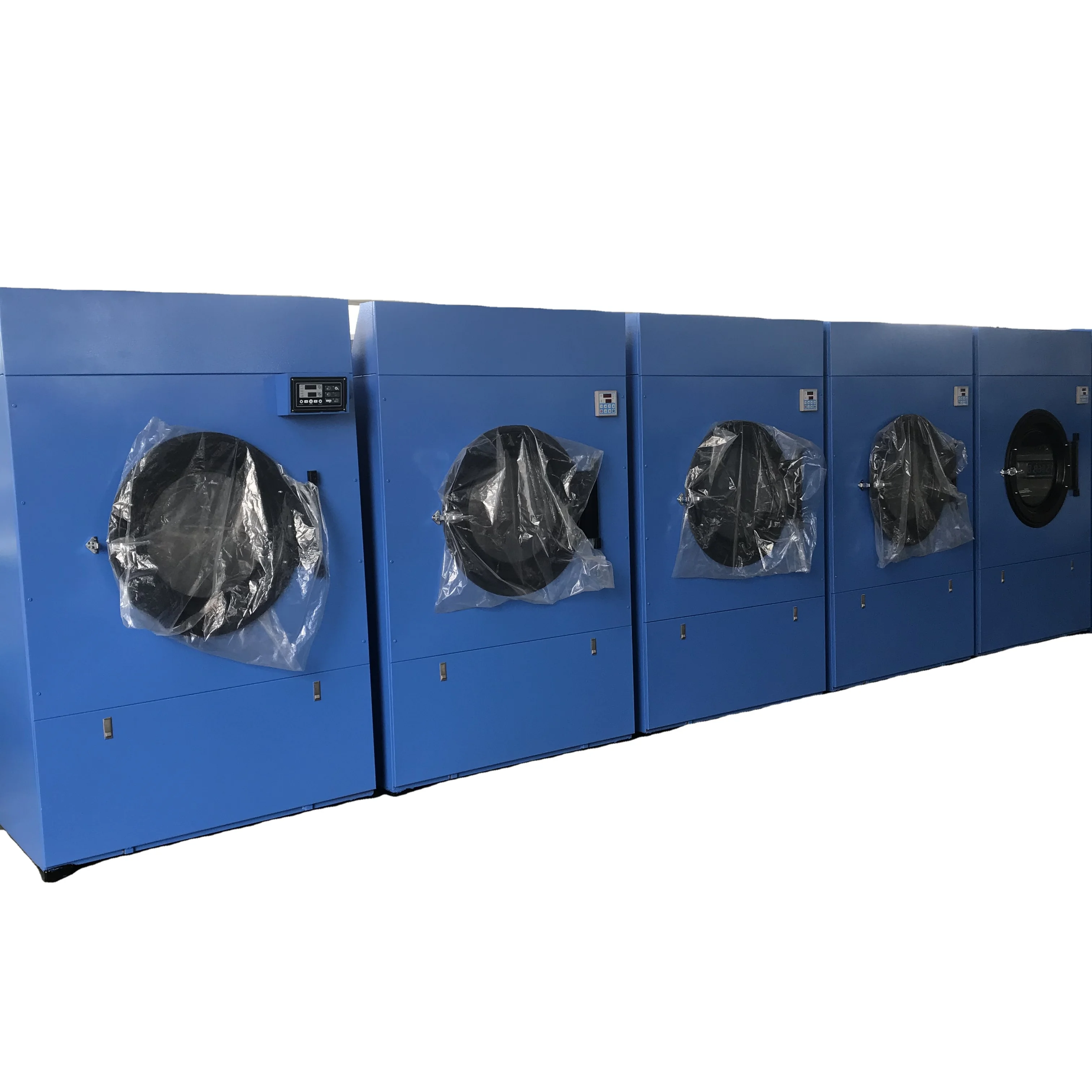 10KG Industrial Dryer Machine for Laundry Shop Automatic Stainless Steel Housing 220V Steam Fuel Washing Up to 25KG Unit Pro
