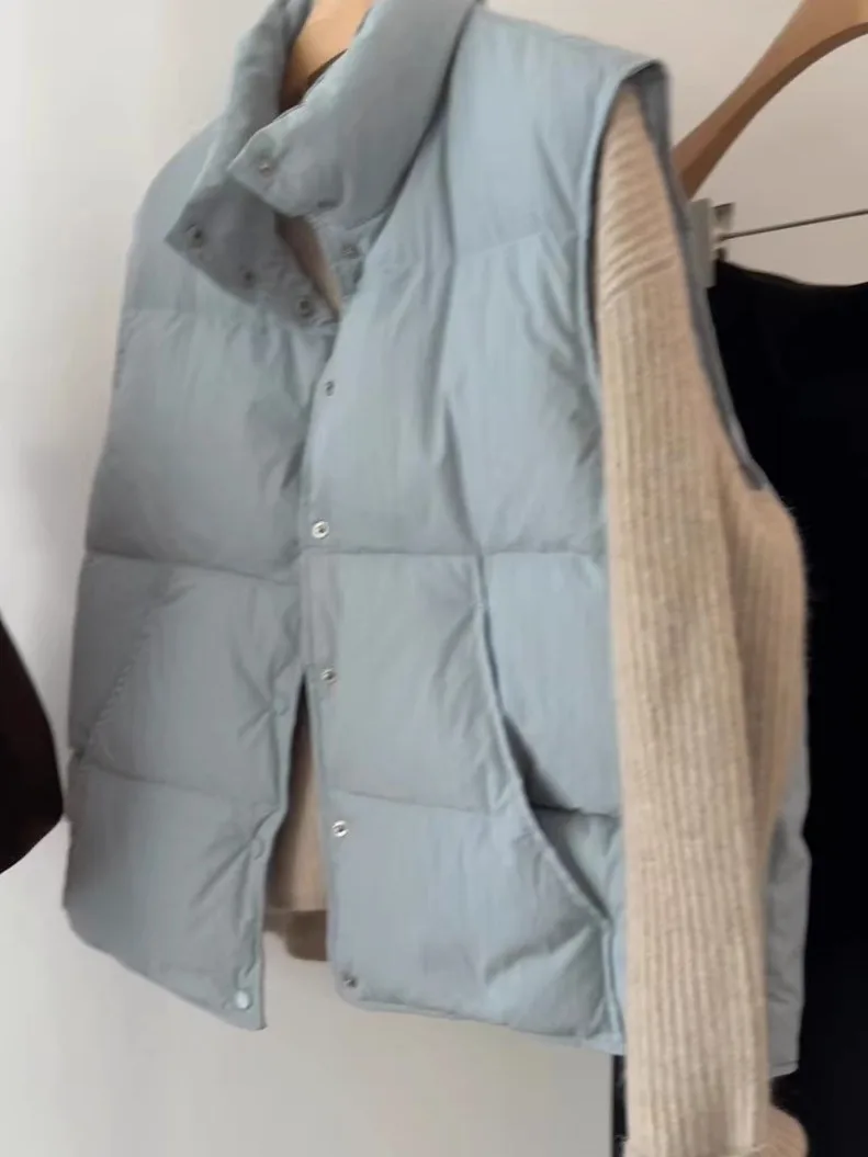 Faionable Fre Sle femmes coton gilet col montant Svel vêtements d'extérieur chauds automne hiver trajet saisonnier Sle