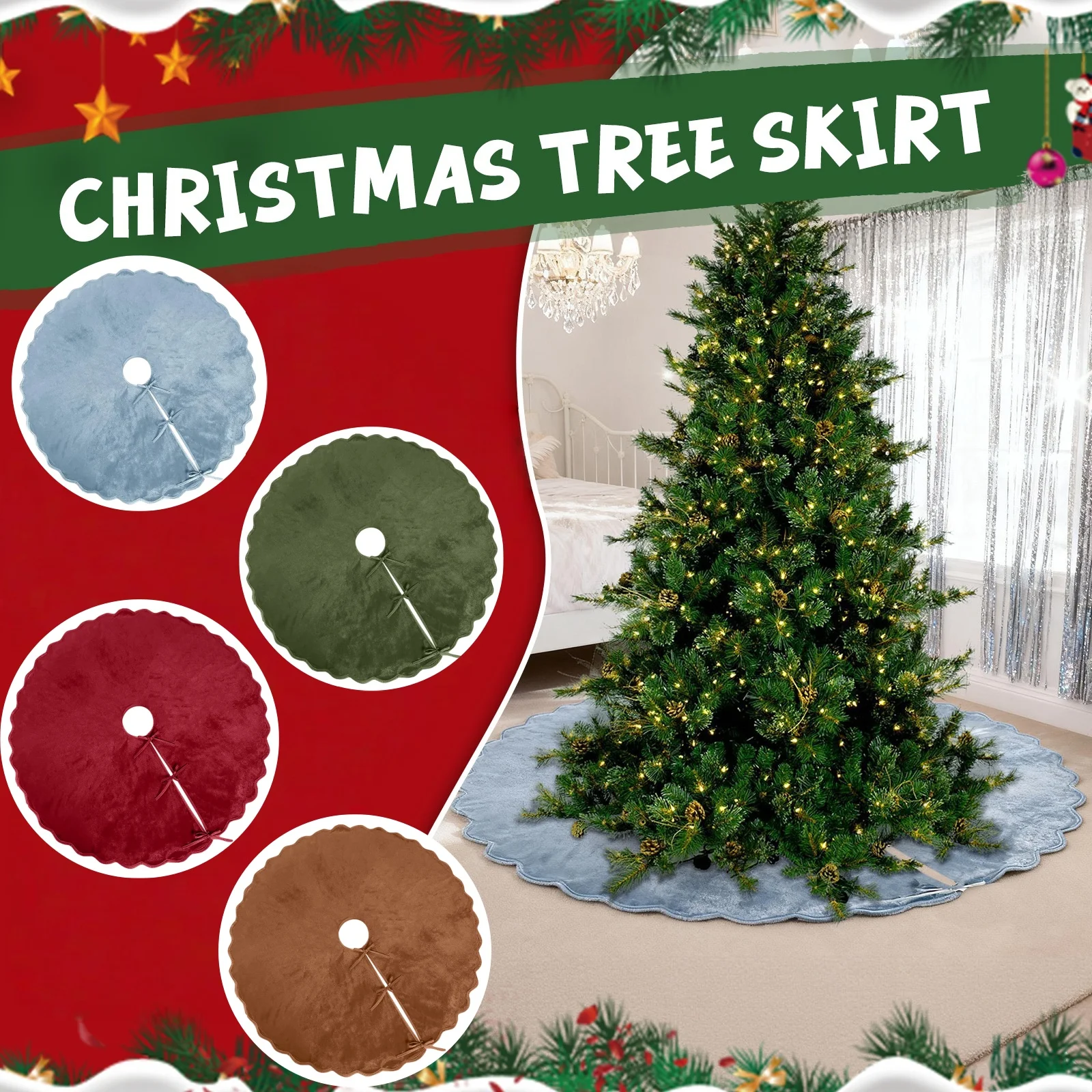 #35 Christmas Tree Skirts Comparison Guide