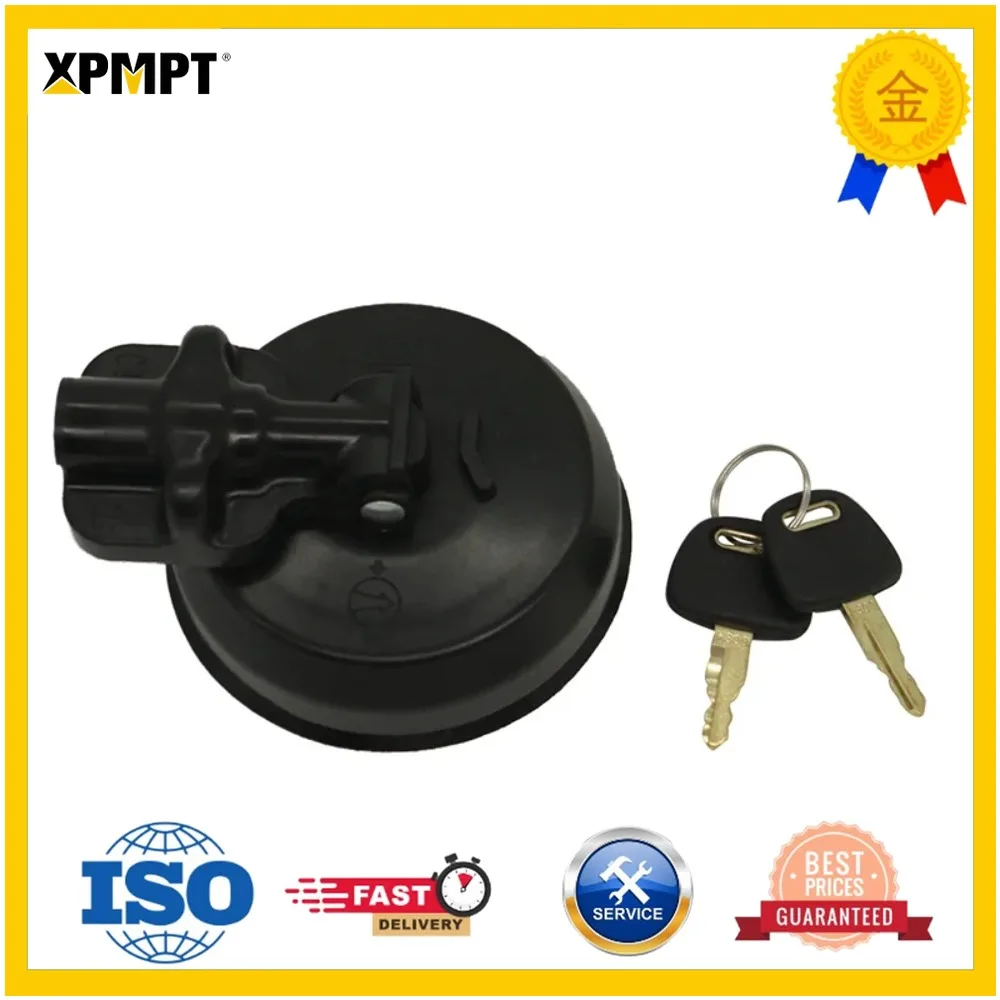 Fuel Tank Cap With 2 Keys For Hitachi ZX60-5G ZX70-5G ZAX200 ZAX210 Excavator Parts