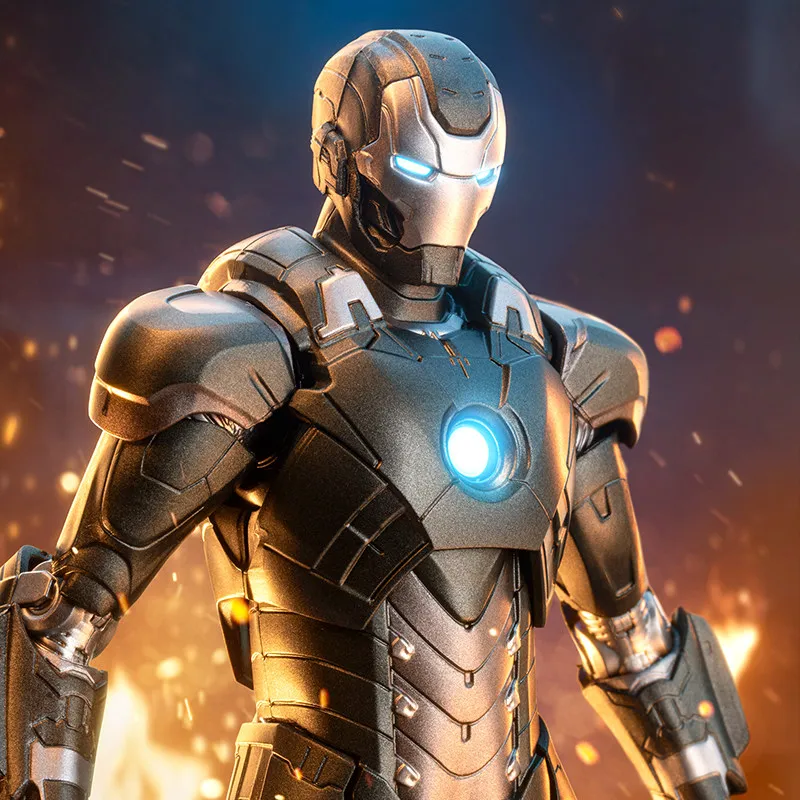 Zhongdong Marvel Iron Man MK14 Action Figure Movable Joints Mecha Collectible Model Desktop Decoration Gift For Fans