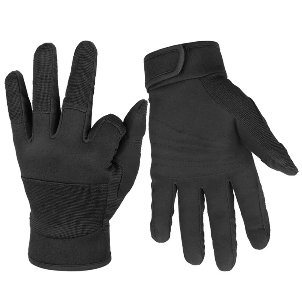 قفازات تكتيكية تعمل باللمس قفازات كاملة الأصابع قشرة صلبة من الصوف القتالي الادسنس الصيد التنزه دراجة الدراجات التزلج المضادة للانزلاق الرجال