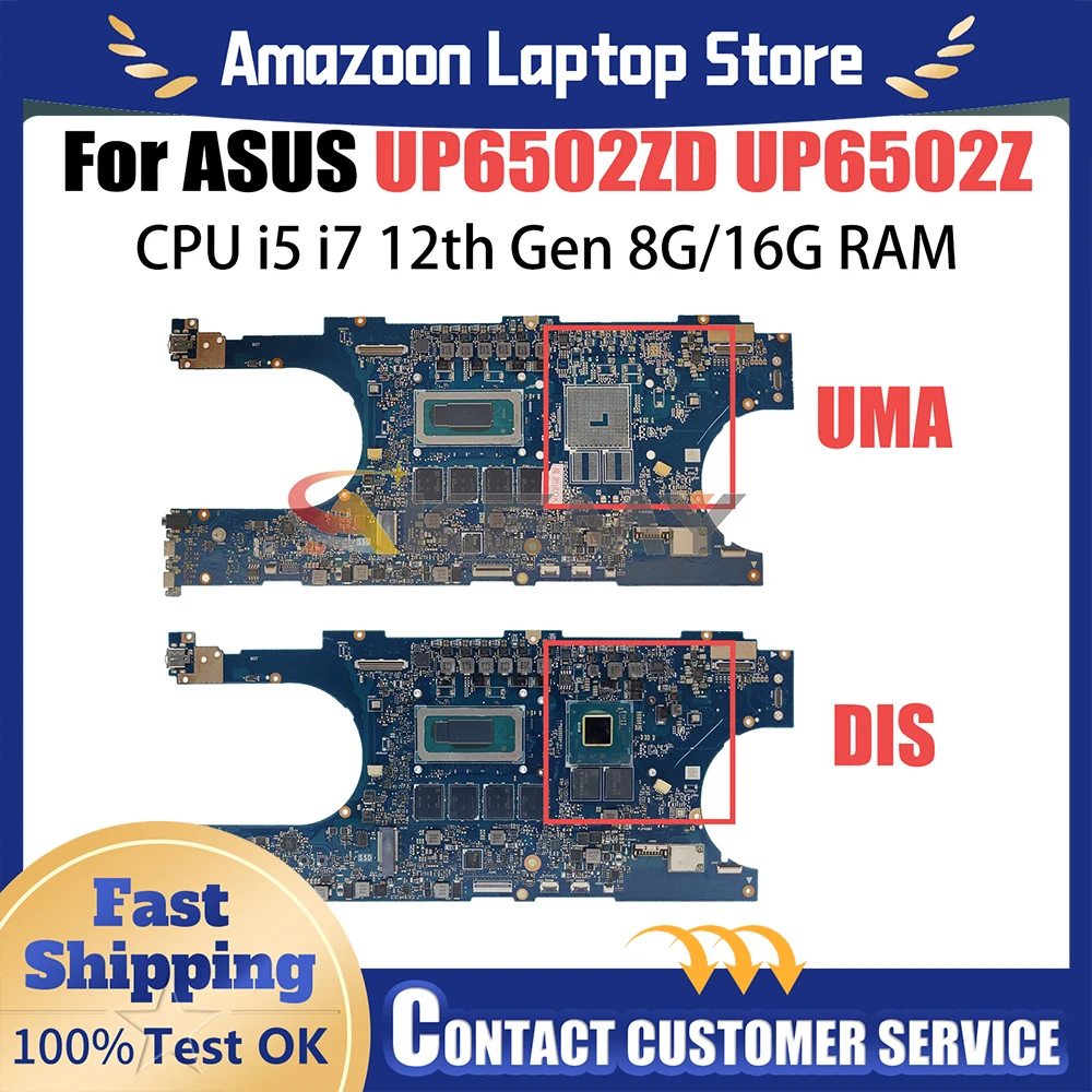 

Материнская плата для ASUS ZenBook Pro 15, откидная UP6502Z Q539ZD UP6502ZA UP6502ZB UP6502ZC UP6502ZDR UP6402ZD UP6602ZD UP6502MA UP6502ZD