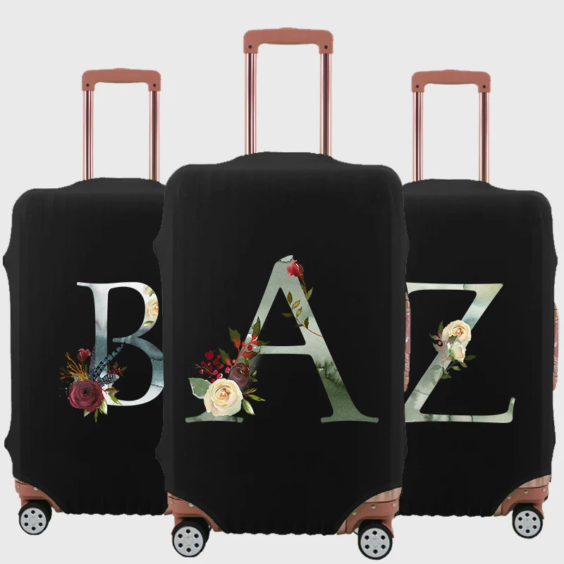 

Luggage Cover Ink Letters Removeable Protective Cover Anti-scratch Luggage Covers Dust-proof Luggage Protective Cover Travel Set