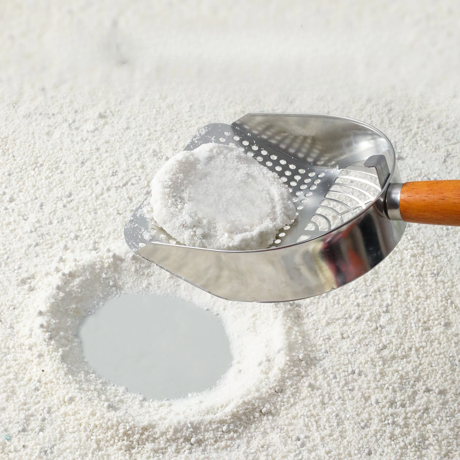 Litière pour chat à manioc pur fleur de cerisier litière pour chat aromatisée à la pêche blanche désodorisante et dépoussiérage 이 