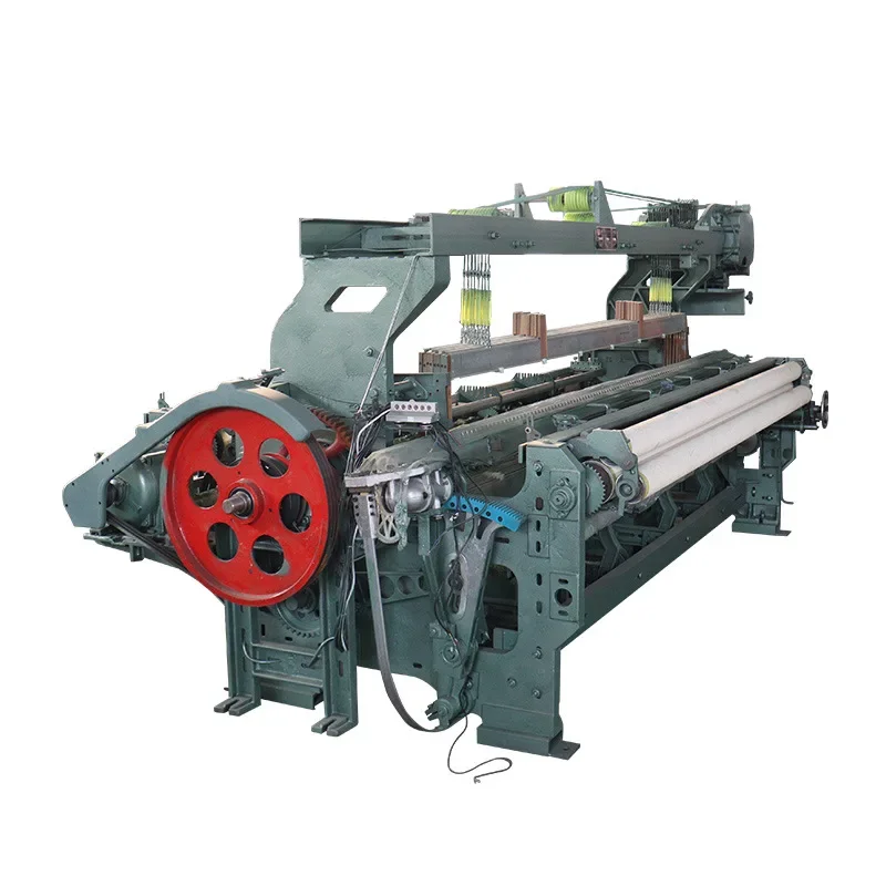 

High speed rapier loom, carbon fiber loom