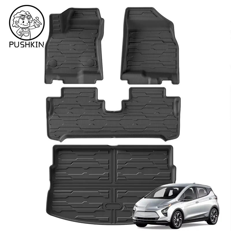 

For Chevrolet Chevy Bolt EV 2022 2023 2024 Car Floor Mats Cargo Liner Trunk Pad TPE 3D Left Hand Drive Accessories