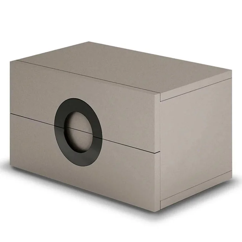 Modern Design Silver Mirror Bedside Table Bedroom Stainless Steel Bedside Table