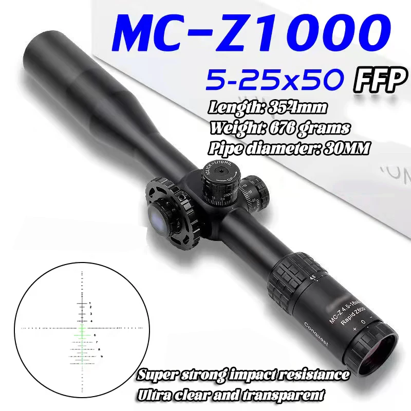 Explorer MC-1000 front sight, super strong impact resistant outdoor hunting rifle, sniper scope, high transparency