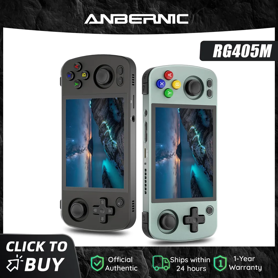 Anbernic RG405M Metal Handheld Game Console 4G 4 Inch IPS Android 12