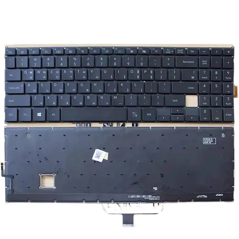 WYORESY New Keyboard with backlit for Samsung NP 750XBE 750XBV 760XBV 760XBE NT KR US