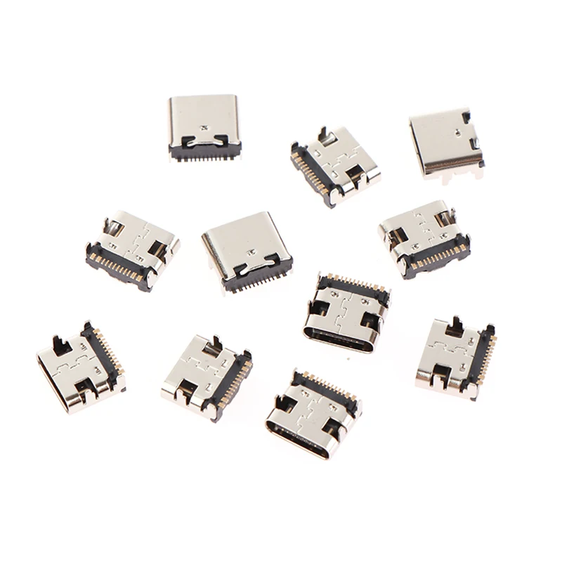 3 .1 USB Connector Fast Charge Type-C Female Jack Socket 16pin Charging Port Four Pins Plug Board SMD