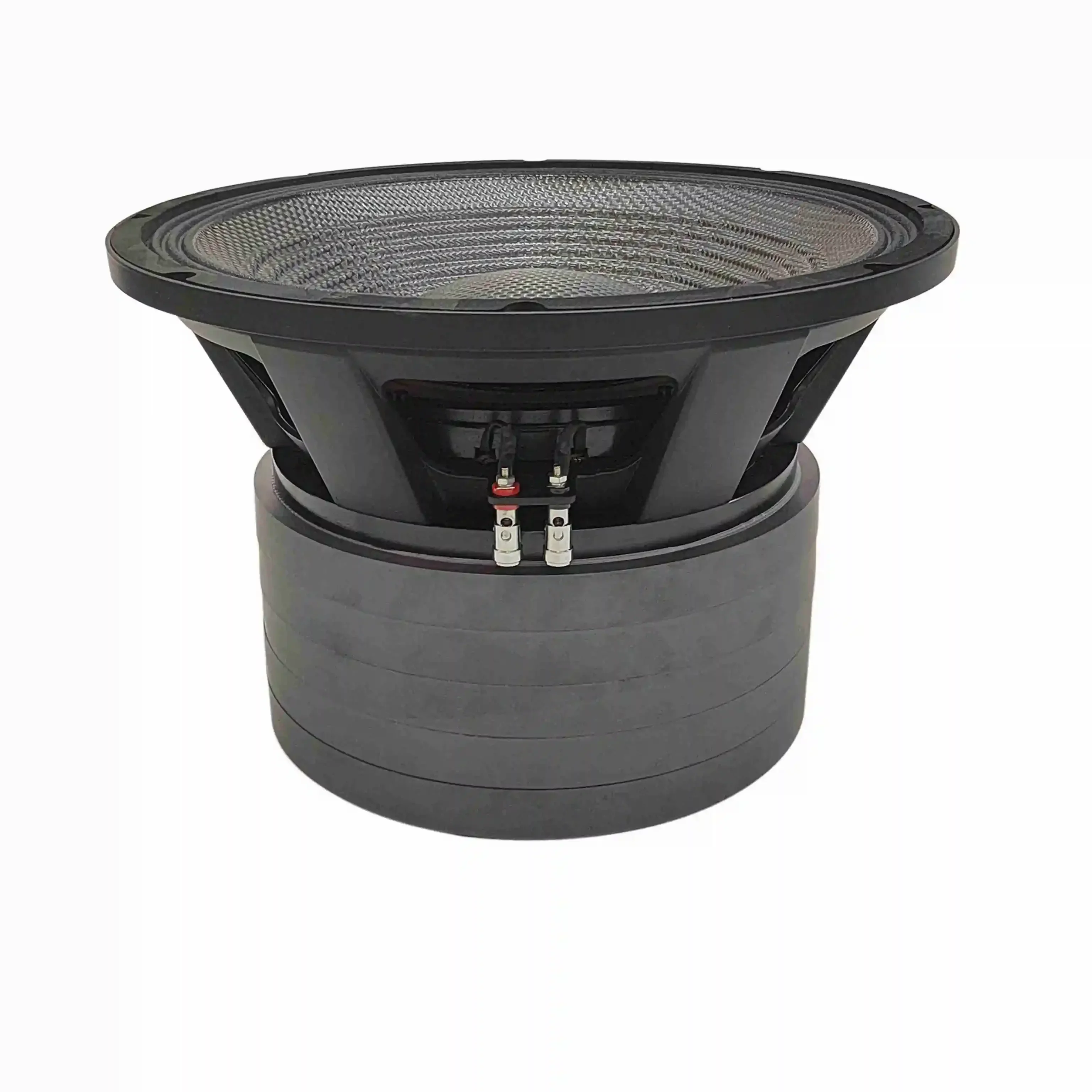 High-power 15-inch subwoofer 3600 watts 6-inch voice coil 5-layer magnet carbon cone