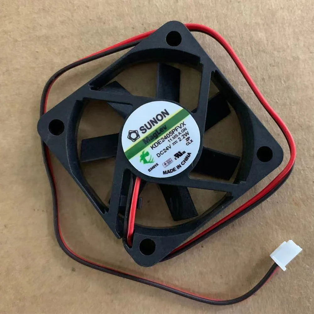 NEW KDE2405PFVX DC24V 2.2W Drive Fan 2-wire 50*50*10mm Inverter Cooling Fans 2 Pin DC 24V 2.2W