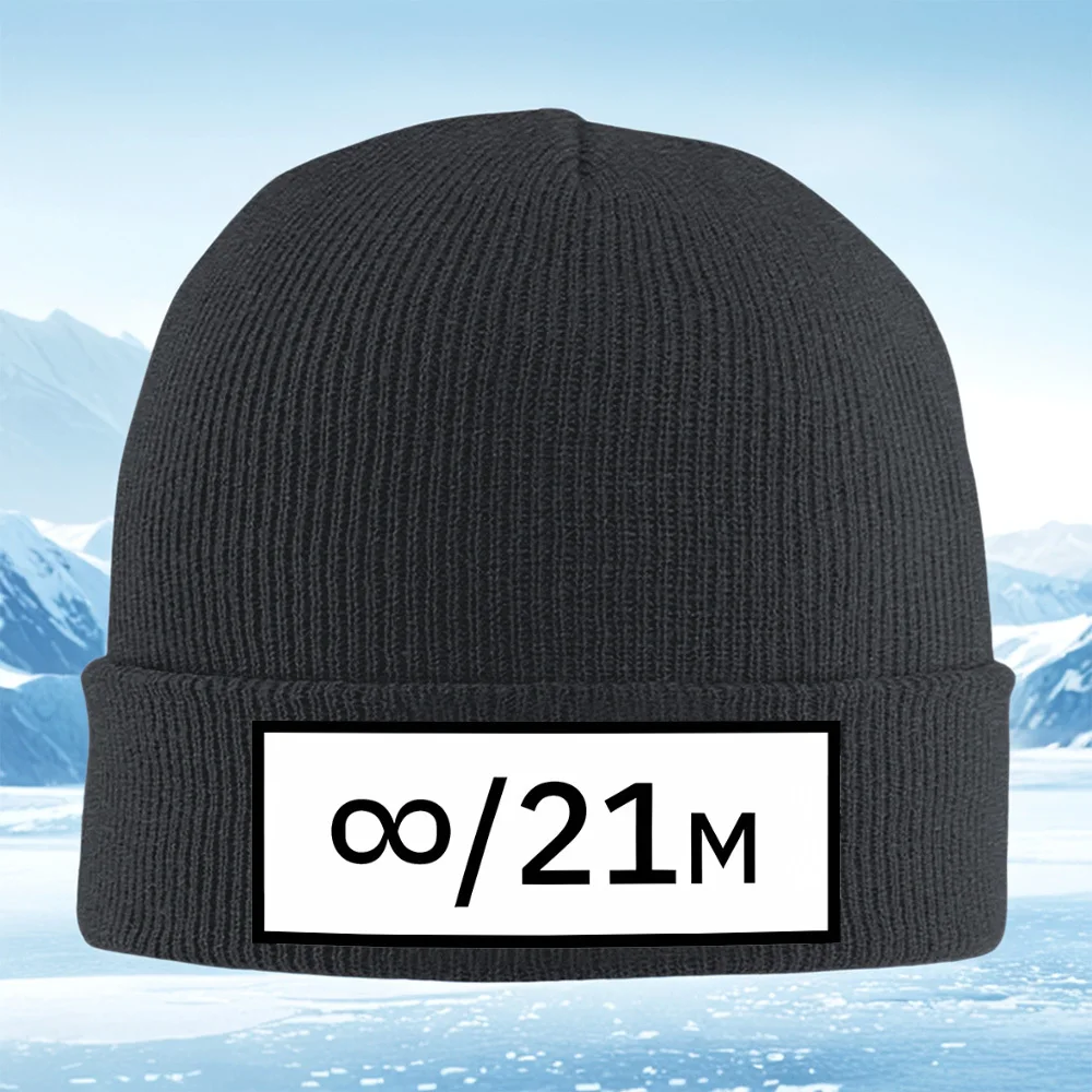 إنفينيتي رمز مائل 21 متر الرجال النساء للجنسين محبوك قبعة قبعة البلوز قبعة الشتاء الحرارية الدافئة عيد الميلاد ركوب الدراجات في الهواء الطلق مرحبا #1