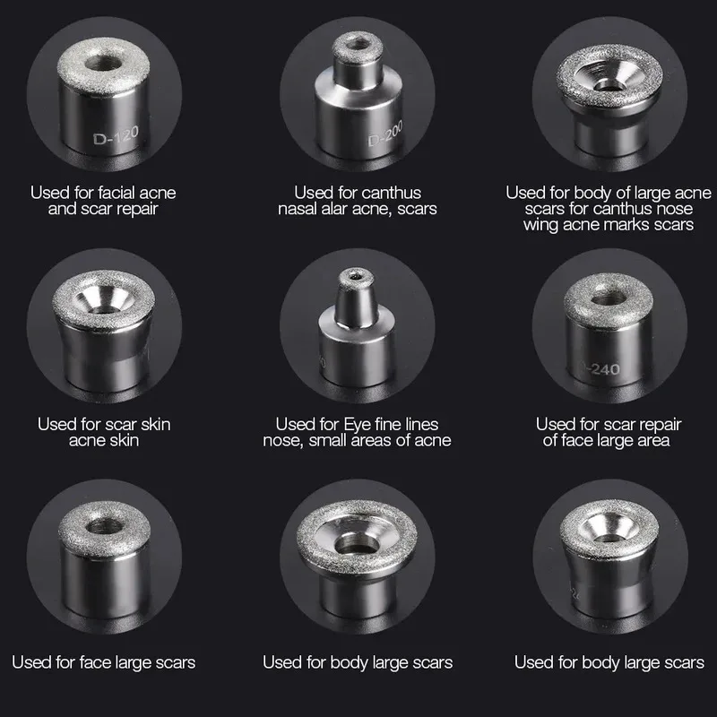 Glow Professional 3 in1 Microdermoabrasione Spray Esfoliante Rimozione di bellezza Rughe Pe