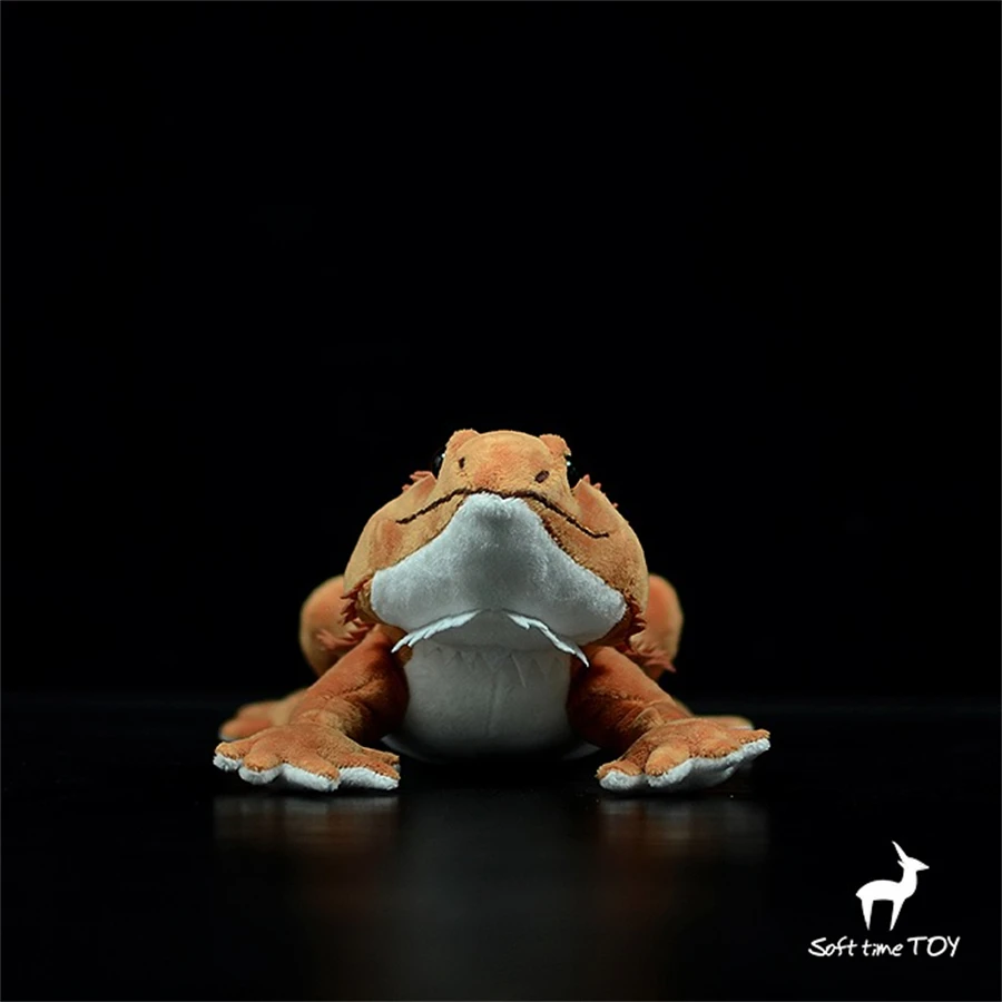 Peluche Dragon Barbu pour Enfants, Haute Fidélité, Dessin Animé, Mignon, Lézard, Animaux Réalistes, Simulation, Beurre, Jouet Kawai, Cadeaux