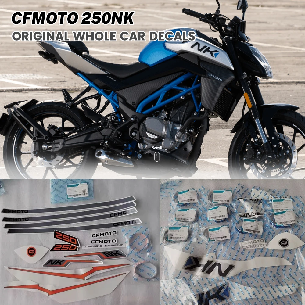 Motorcycle Fairing Decal Graphic Sticker For CFMOTO 250NK 2022 CF250NK CF250-B CF MOTO NK250 250-B