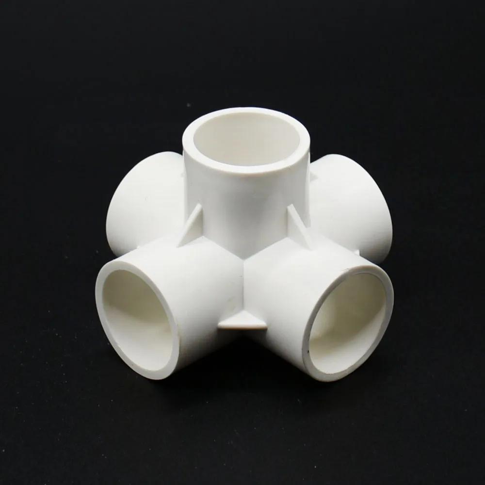 Inside Diameter 20/25/32mm 3/4/5-way PVC Connector DN15 20 25 40 Water Supply Pipe Fittings Plastic Coupler