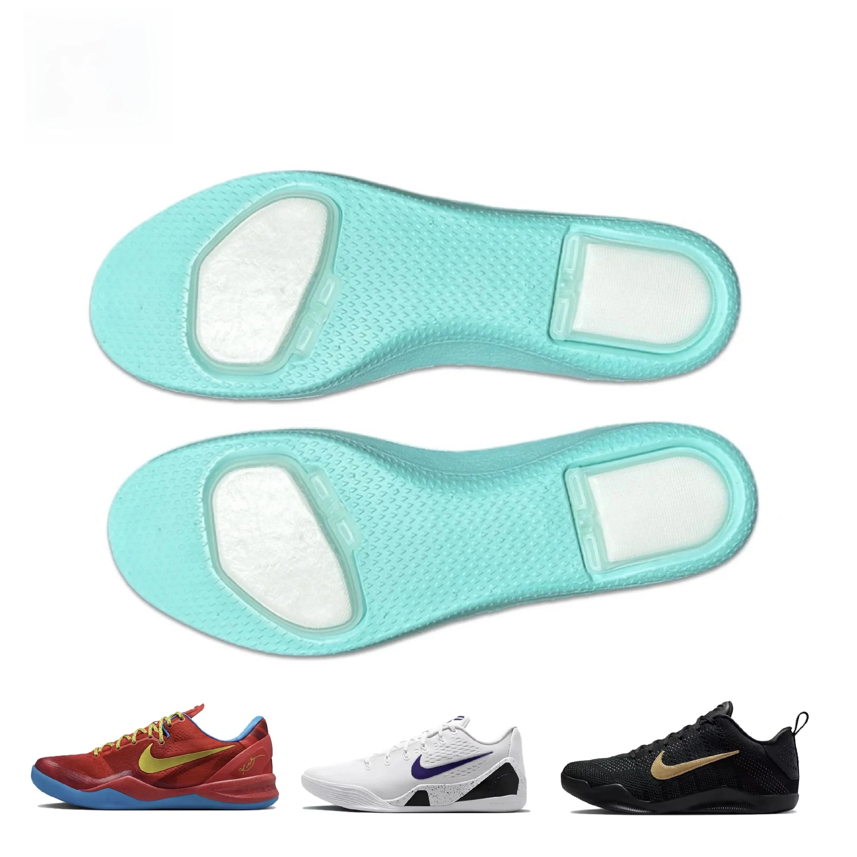 Replaceable Midsole Shock Absorption Shoe Inserts for Kobe 8 And 9
