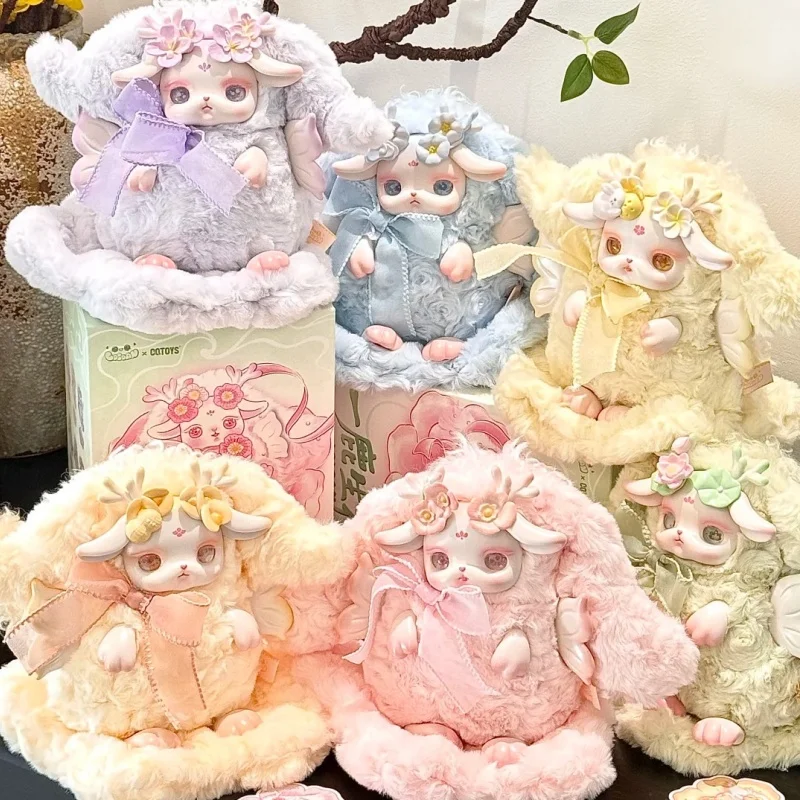 

Genuine Loloan All The Way Flower Series Cute Vinyl Plush Doll Desktop Ornament Girl Room Decoration Toy Festival Collect Gifts