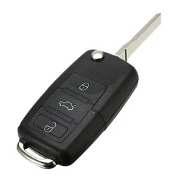 Folding Car Remote Key Flip Folding Key Shell Case With Blade For Volkswagen Vw Jetta Golf Passat Beetle Skoda Seat Polo B5
