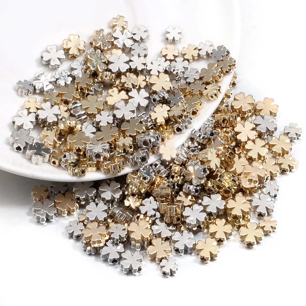 

100-200pcs CCB Beads Charm Loose Spacer Beads For Jewelry Making DIY Handmade Bracelet Necklace Accessories