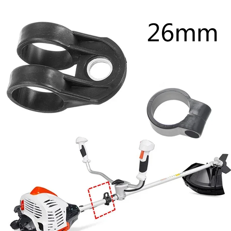 새로운 1PCS 유니버설 트리머 Brushcutter 하네스 후크 클립 브래킷 블랙 26mm 샤프트 전원 장비 액세스 Clamptite 도구