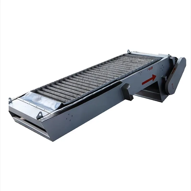 Motion grille/rake coarse screen wastewater treatment equipment Rotary mechanical rod screen