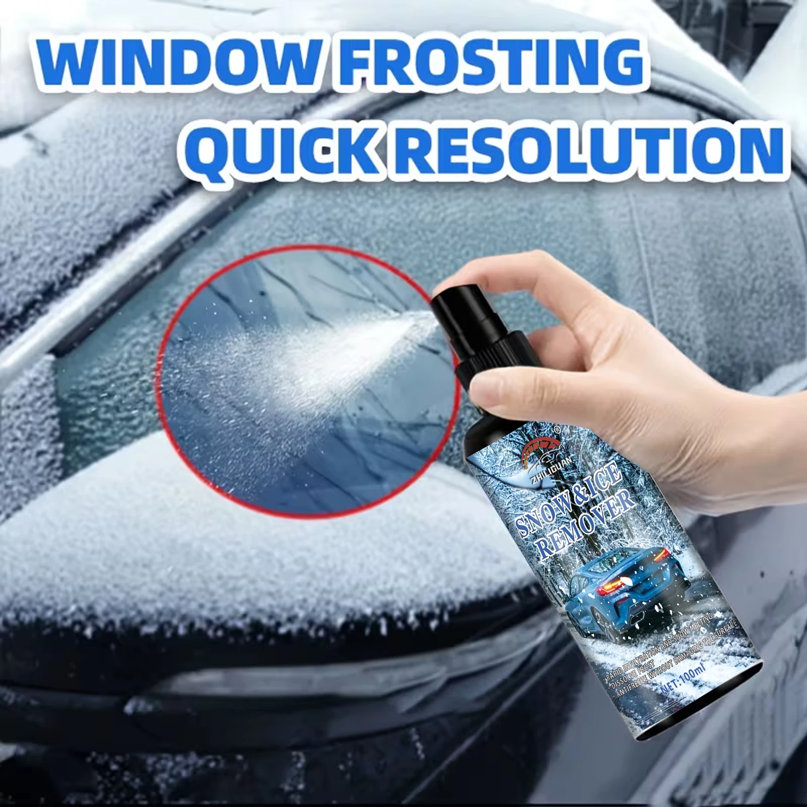 2PCS Snow Ice Remov… - image