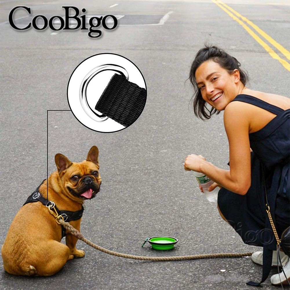10pcs Metal D Ring Half Loop D-ring Buckle for Handbag Strap Bag Backpack Hardware DIY Dog Collar Chain Clasp Sewing Accessories