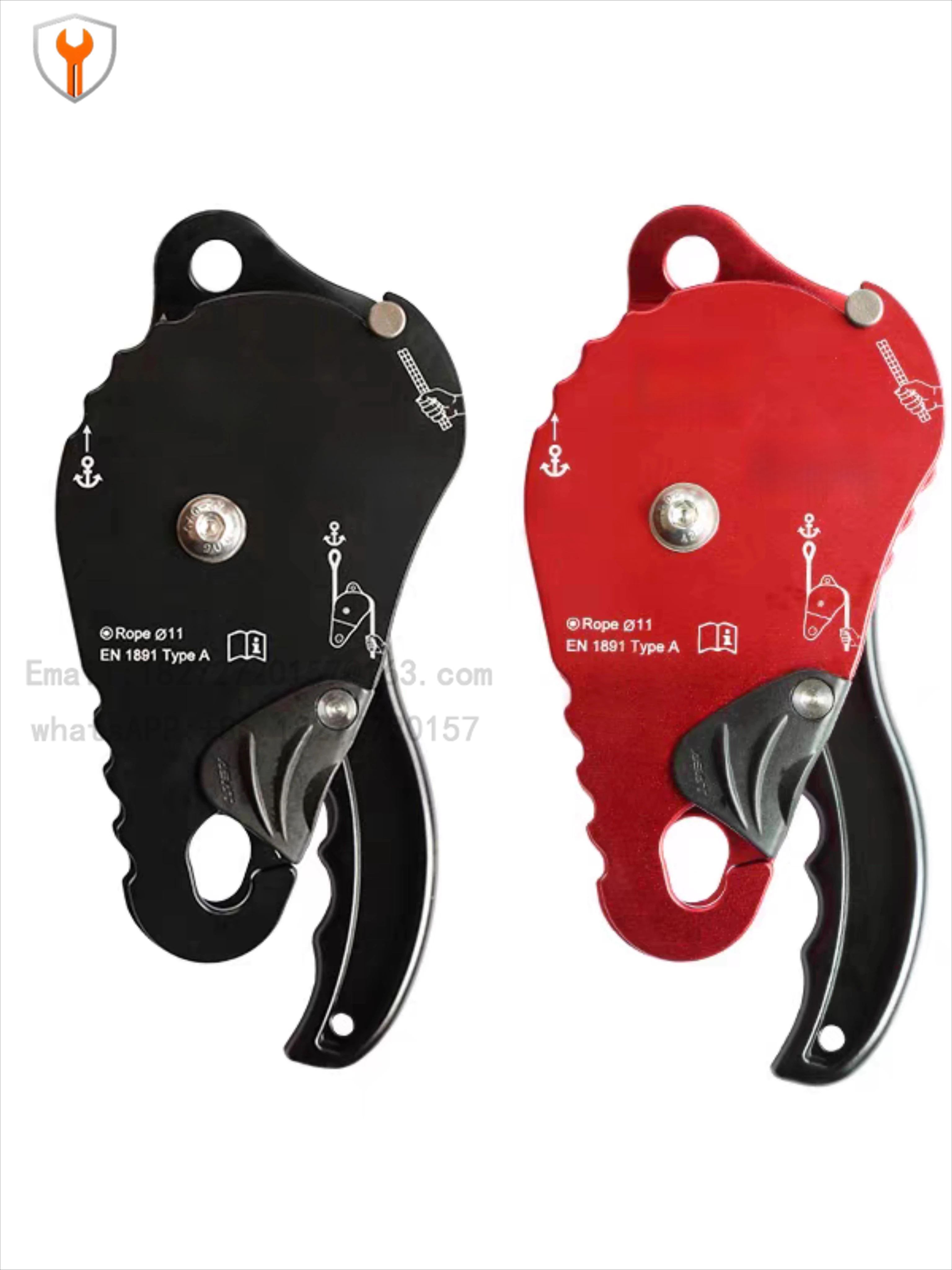 RD2 descender MPD lifting and lowering one-way brake pulley protector