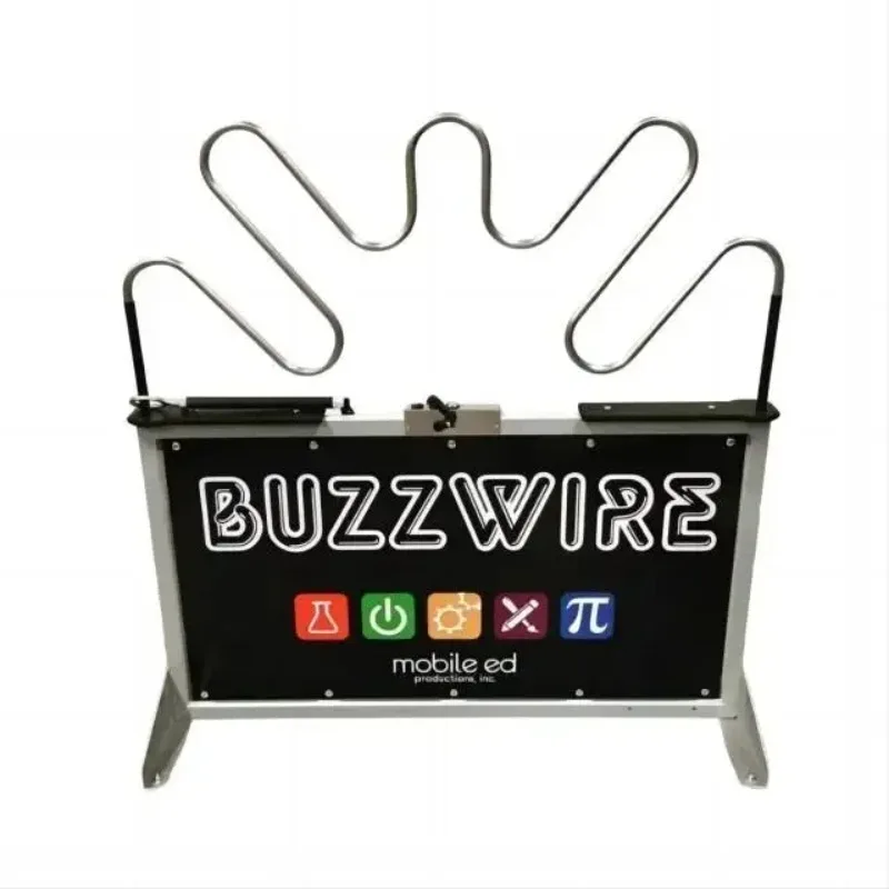 Custom  Electric Dexterity Beat the Buzzer  Buzz Wire Challenge Mega Reaction Buzz Wire Machine