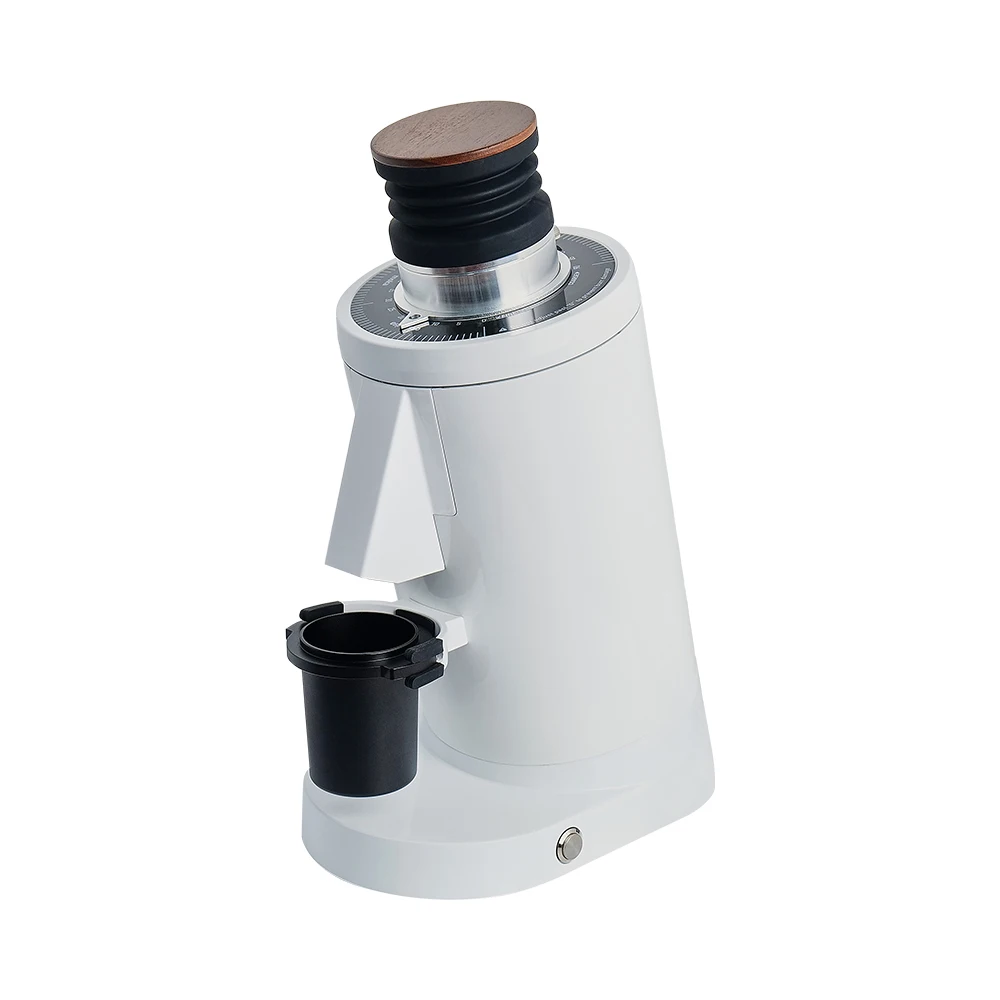 Macinacaffè ad alta velocità con bava piatta Macinacaffè ad alta capacità da chicchi a tazza da 83 mm Macinacaffè piatto per fabbrica di caffè espresso Df83