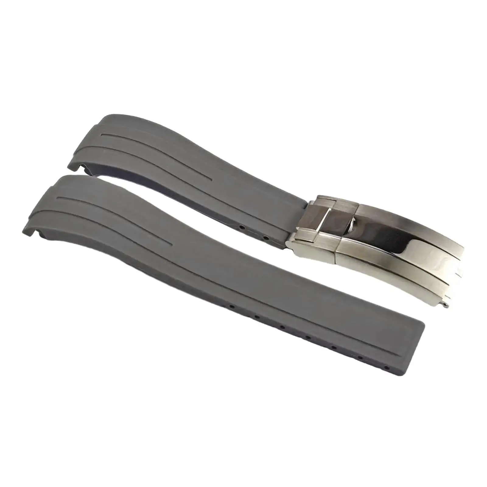 Adjustable Silicone Watch Band 20mm Easy Install Wrist Bracelet for Smart Watch Outdoor and Casual