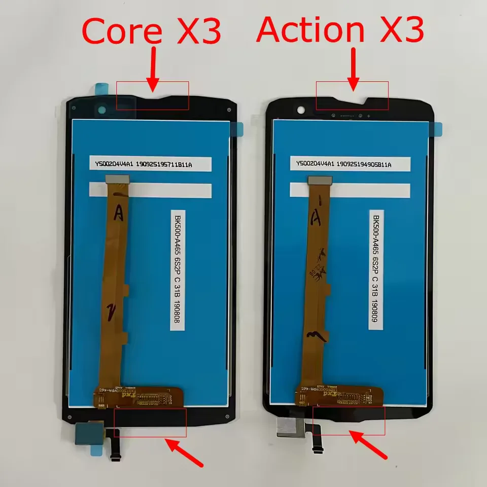 para CROSSCALL Action X3 X5 pantalla Para CROSSCALL Core X5 X4 LCD Core M4 M5 pantalla LCD con Digitalizador de pantalla táctil