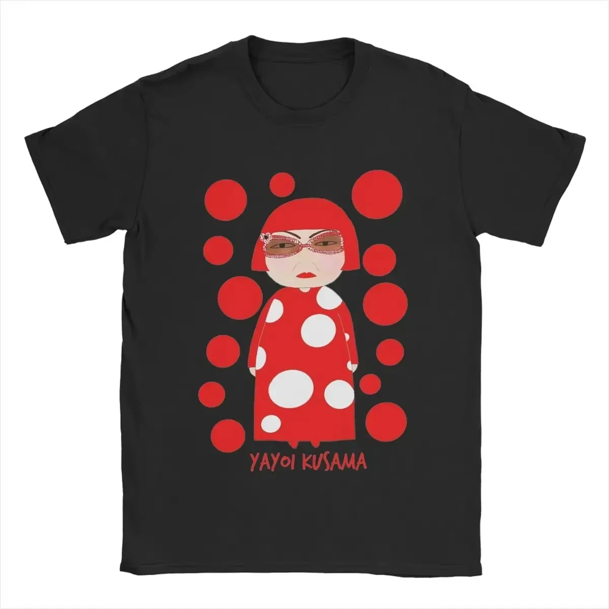 Women's Yayoi Kusama T Shirt Clothing Unique Short Sleeve Crew Neck Tees New Arrival T-Shirt Graphic T Shirts Aesthetic Clothes