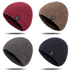 Winter Knitted Hat For Women Acrylic Beanie Unisex Elastic Comfortable Warm Hip Hop Cap Soft Baggy Bonnet Wholesale