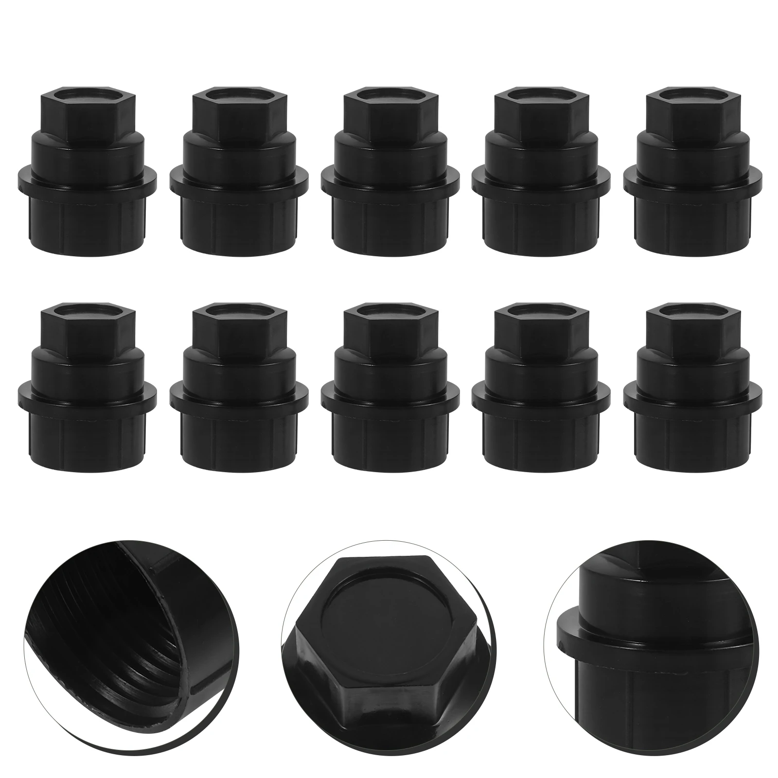 

10pcs Wheel Lug Cap Covers Car Exterior Accessories Tire Nut Dust Protector Plastic Screw Caps Bolt Car Parts Wheel Nut Cover