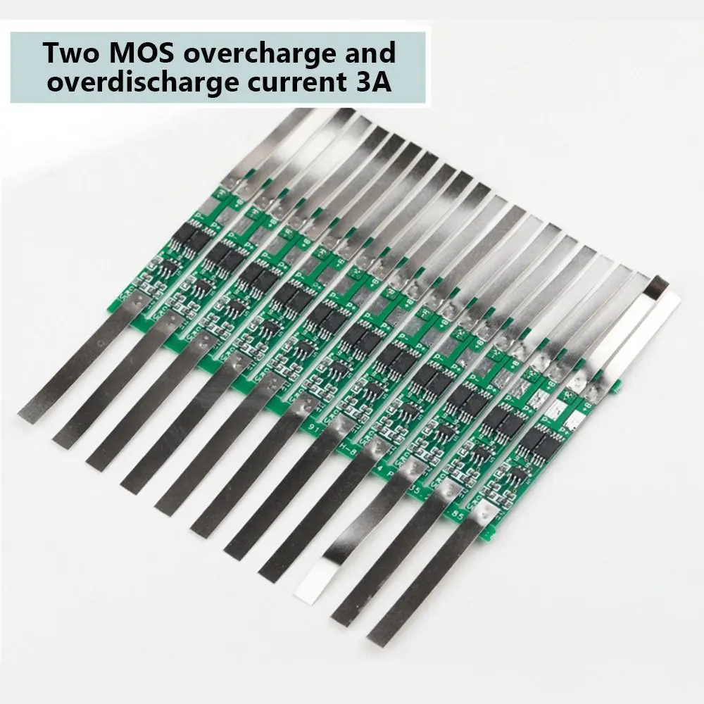 5Pcs 2S 7.4V Battery Protection Board 2A-9A Multi-Current 0-50℃ Operating Temp BMS 18650 Li-ion Protection Module
