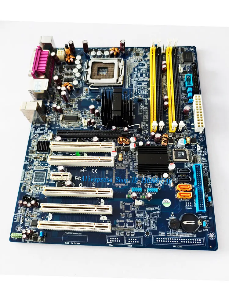 Suitable for the AIBM-763VG industrial control motherboard with network port and 775-pin interface. 08GS19A945G206. In stock.