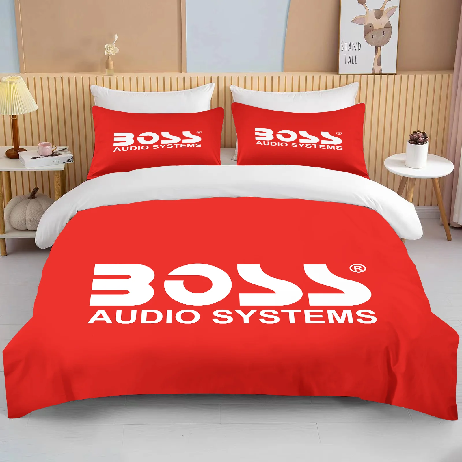 Audiophile Audio Brands Bedding Set Series Duvet Cover for Kids Bed Cover Queen Size Bedroom Bed Cover and Quilt Cover