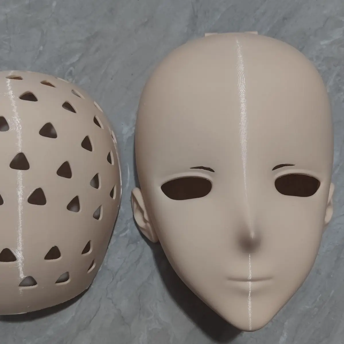 Kigurumi Head Shell Blank Kig Base Cosplay Mask Wearable Anime Mask Diy Cos Prop Custom Modeling Head Shell