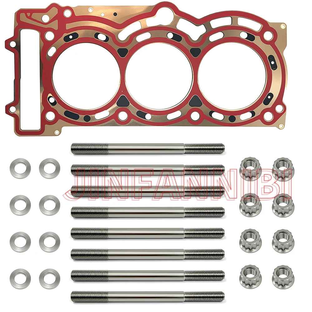 

Комплект прокладок головки цилиндров и болтов Ti Head Studs для Can-Am Maverick X3 R 4x4 Turbo