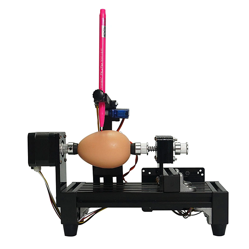 Imagem -02 - Robô de Desenho de Ovos ly Eggbot Desmontado Esferas de Máquina de Desenho Desenho de Ovo e Bola para Educação Crianças 220v 110v
