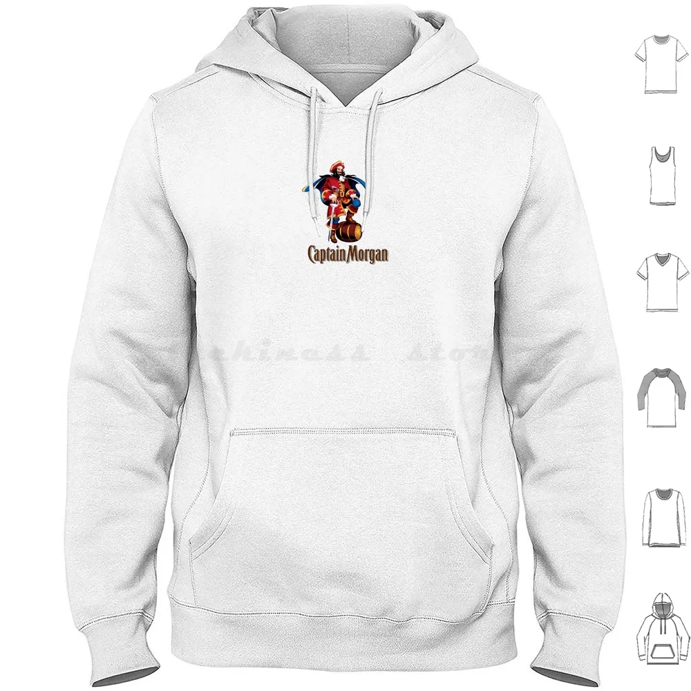 

Captain Morgan Spiced Rum Hoodies Long Sleeve Captain Morgan Rum Drink Drinking Pirate Funny Saying Funny Slogan