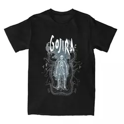 Men Women Gojiras Music Band Graphic Printed Tee Shirt Accessories Crazy Pure Cotton T Shirt Tee Clothing Graphic Printing