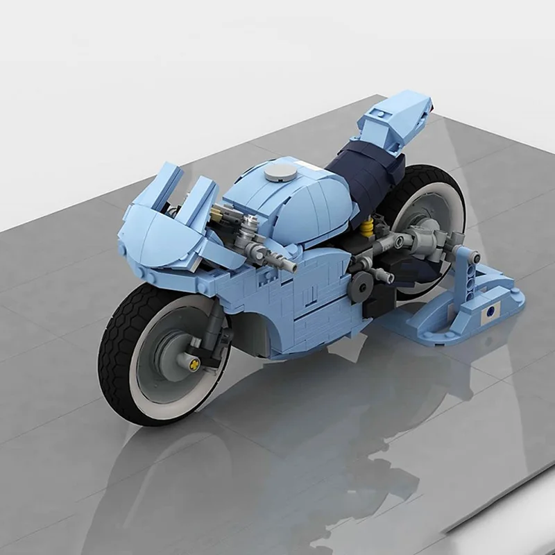 Speed Racing Car Model MOC Building Bricks High-Performance Motorcycle Modular Technology Children Holiday Gifts Assemble Toys