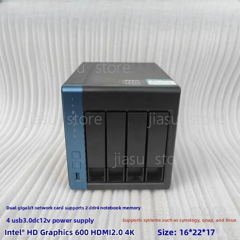 TS-451D 4-Bay NAS Network Storage, J4025 Processor Personal & Enterprise Cloud Drive Support 4K